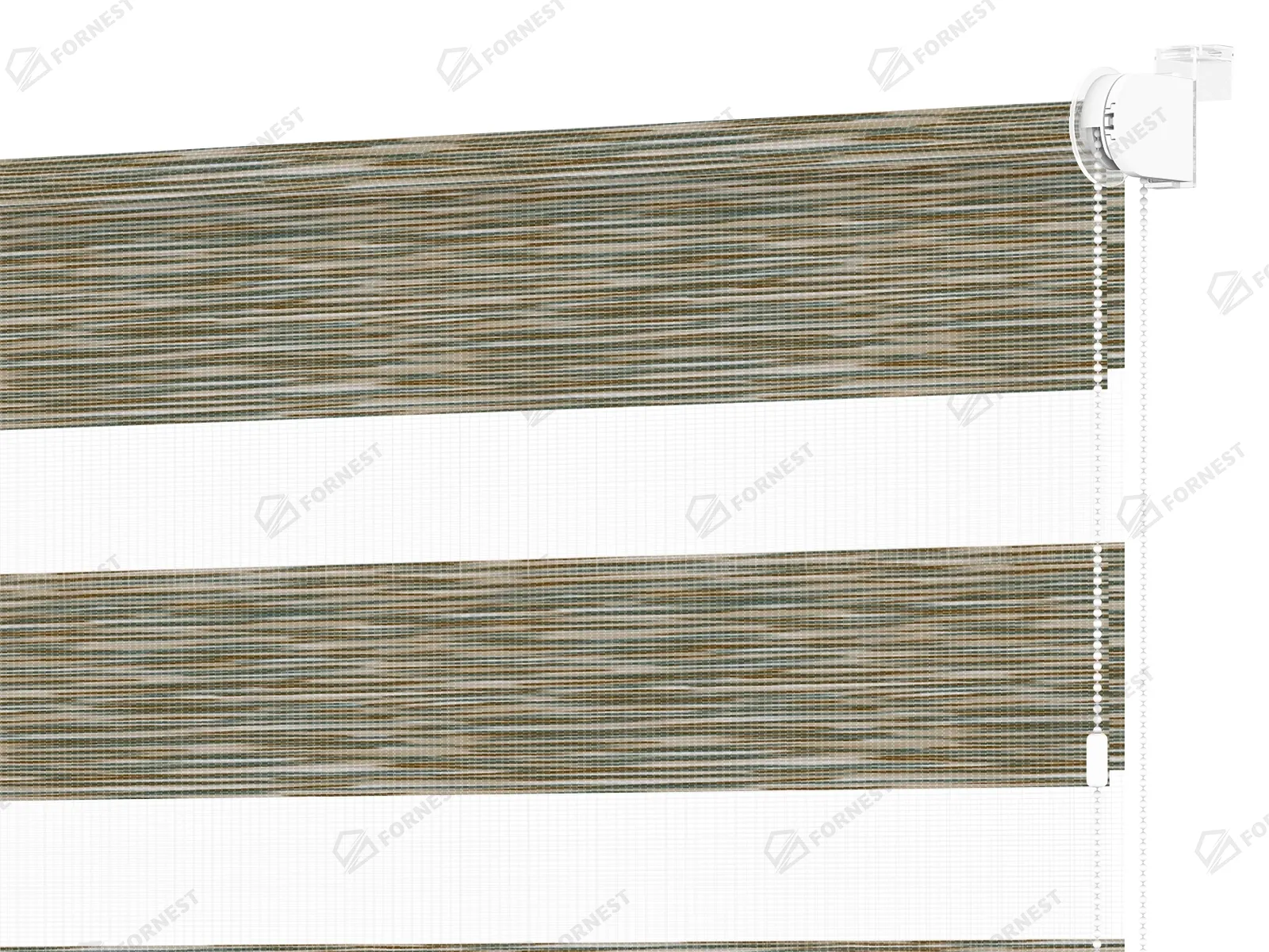 Roleta MINI - deň a noc - látka Maurícius 64 - canvas dekor