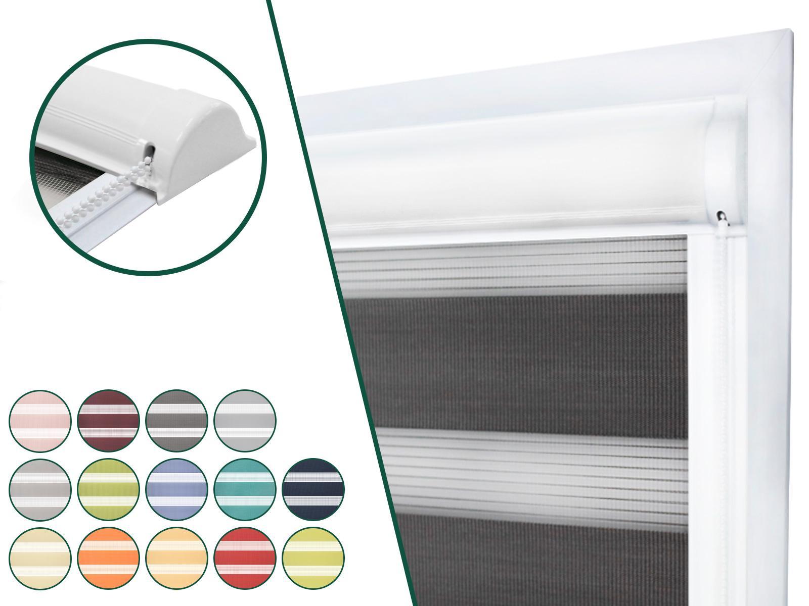 Roleta SWING LITE - deň a noc - látka BAHAMA