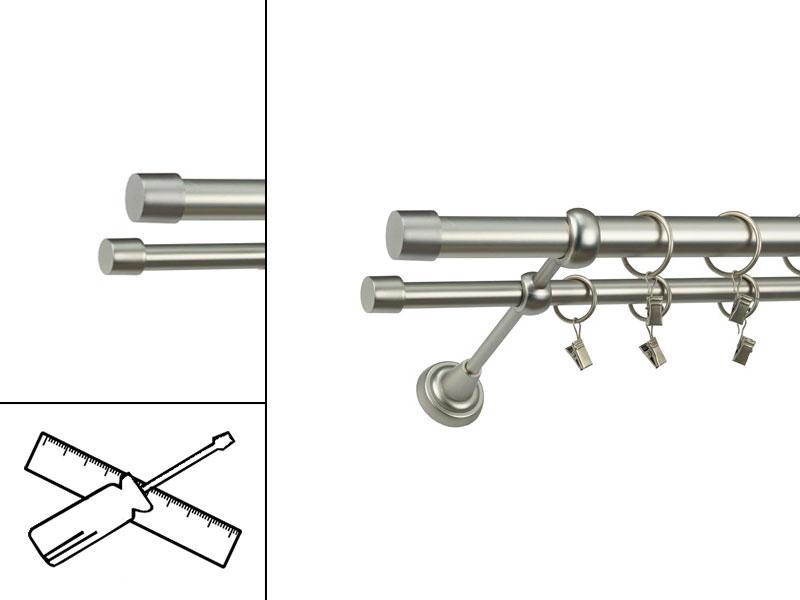 Garniža 25x16mm - 2rady - PULLO - satin