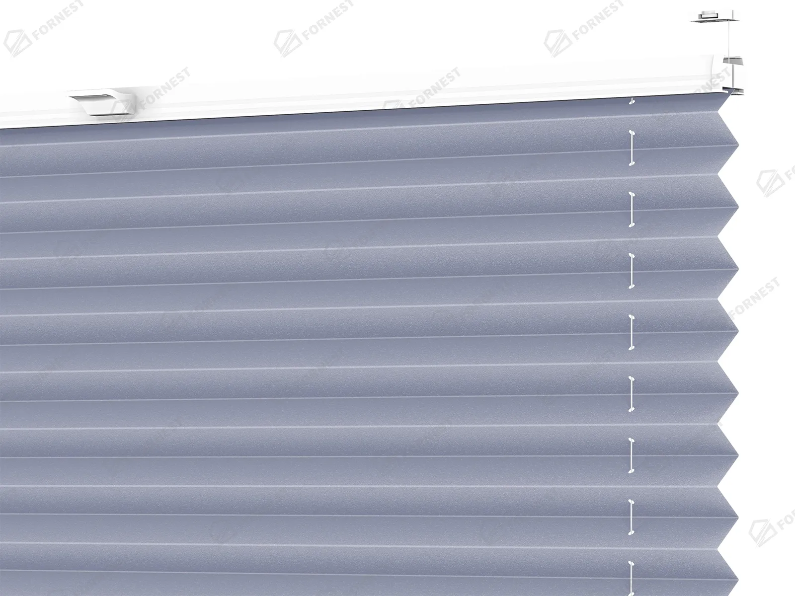 Plisé rolety LUX - látka Danish blue 11070 - PEARL