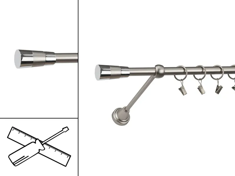 Garniža 16mm - 1rad - VOLEO - satin