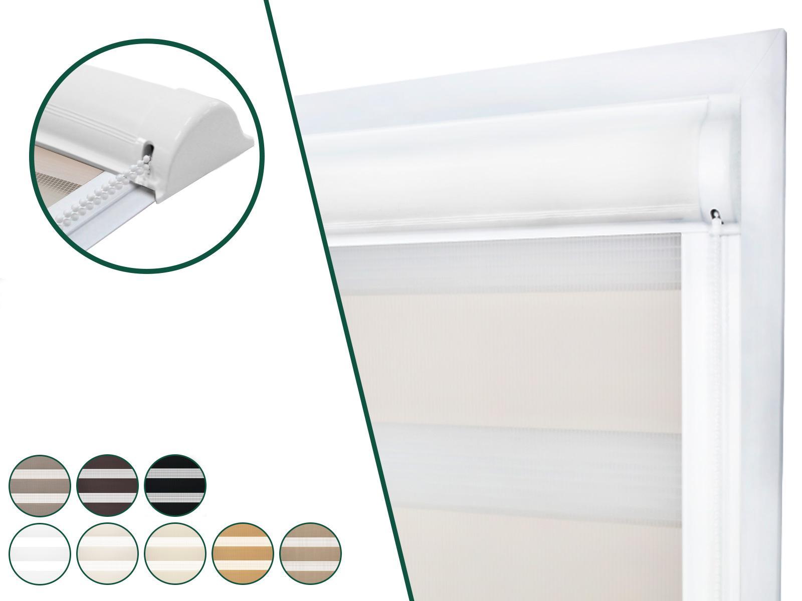 Roleta SWING LITE - deň a noc - látka MIAMI