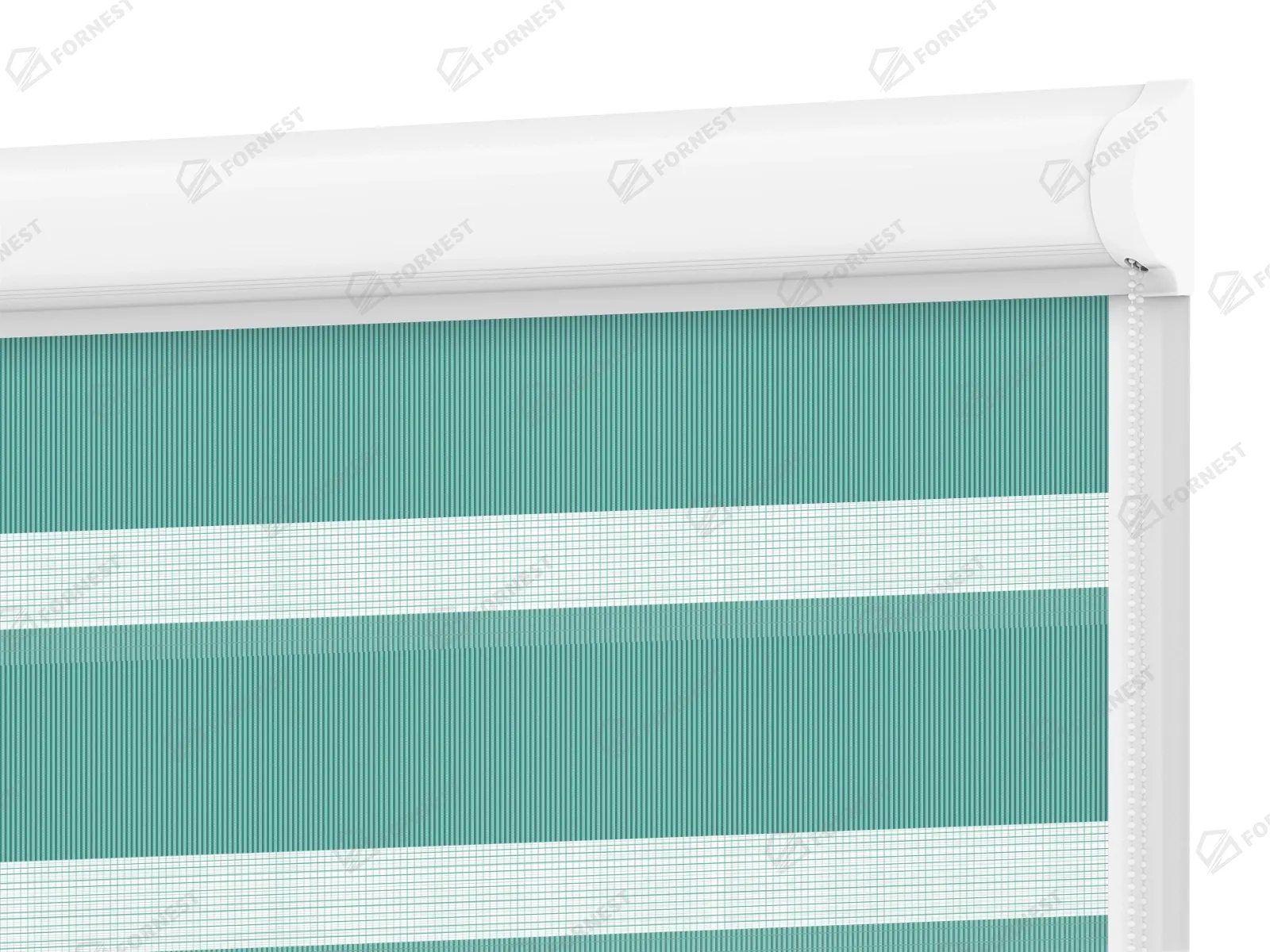 Roleta SWING LITE - deň a noc - látka Bahama 1809 - smaragdová