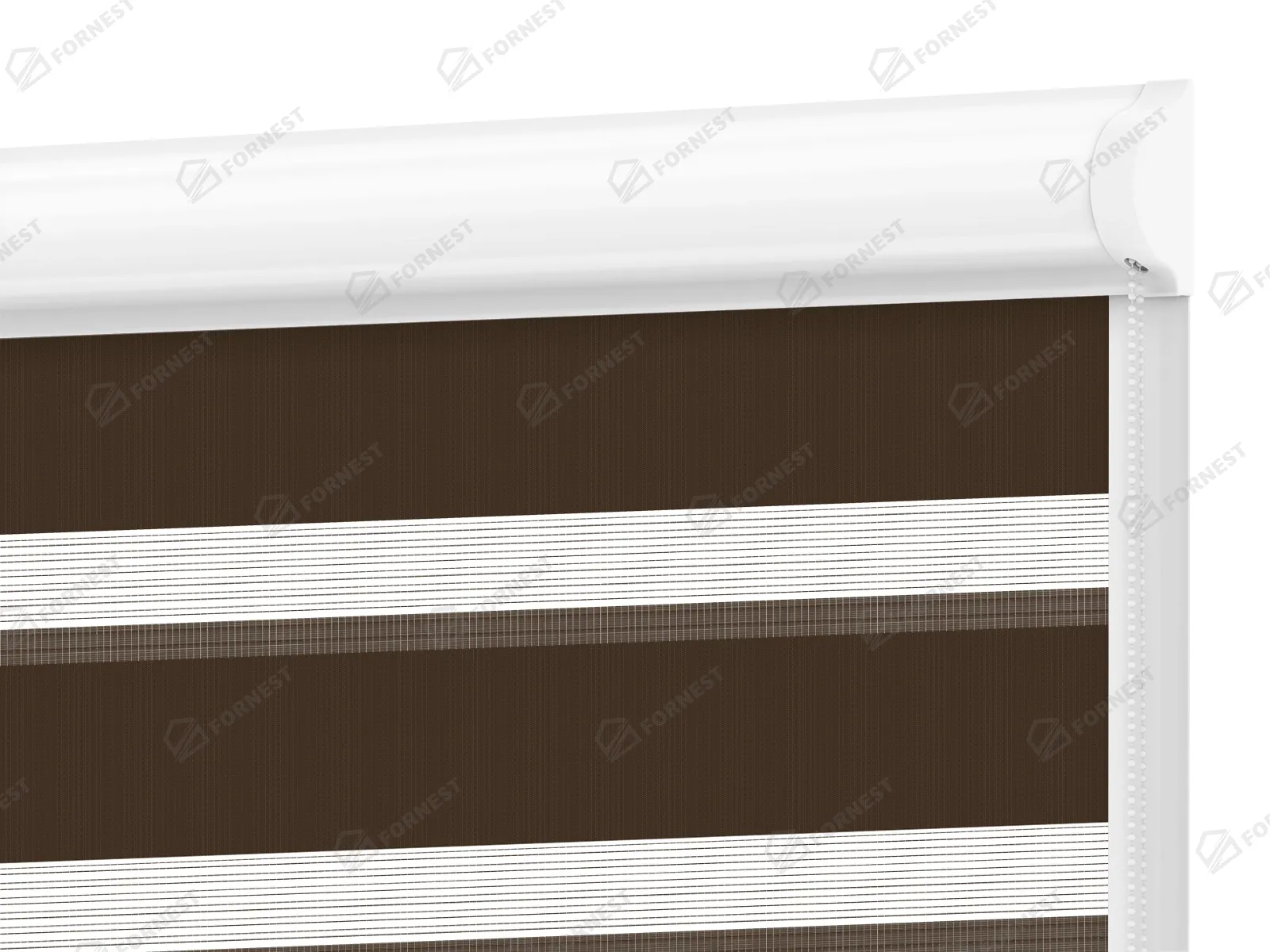 Roleta SWING - deň a noc - látka Zakynthos 07 - cappuccino