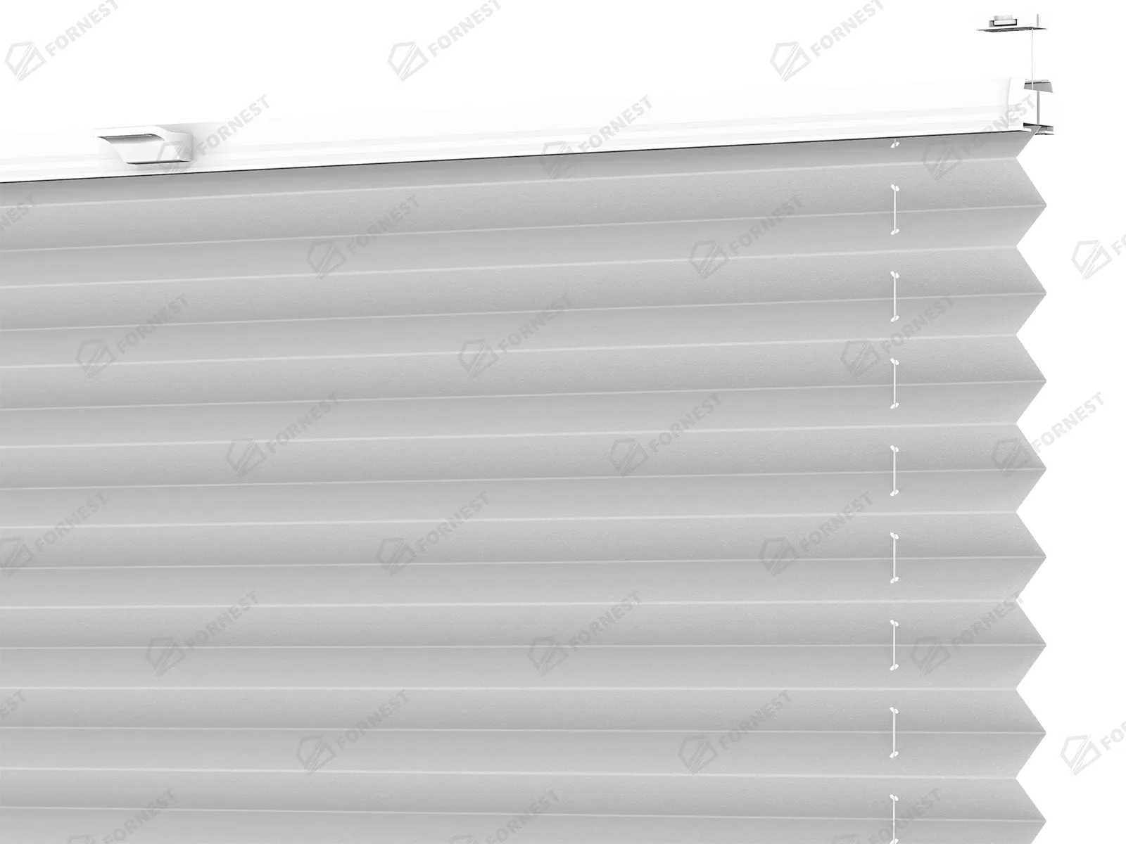 Plisé rolety LUX - látka Silver dust 11072 - PEARL