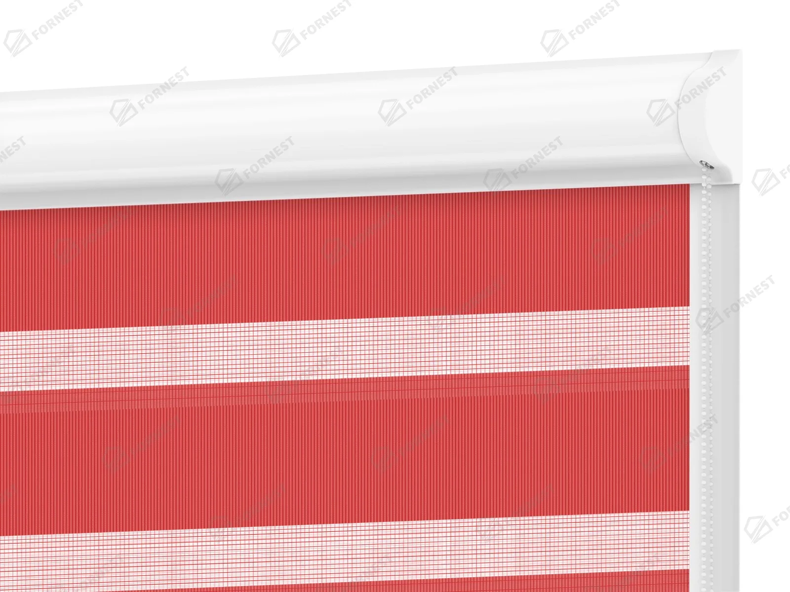 Roleta SWING - deň a noc - látka Bahama 1804 - červená