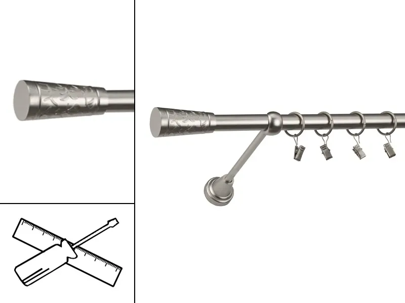 Garniža 19mm - 1rad - SEVILLA - satin