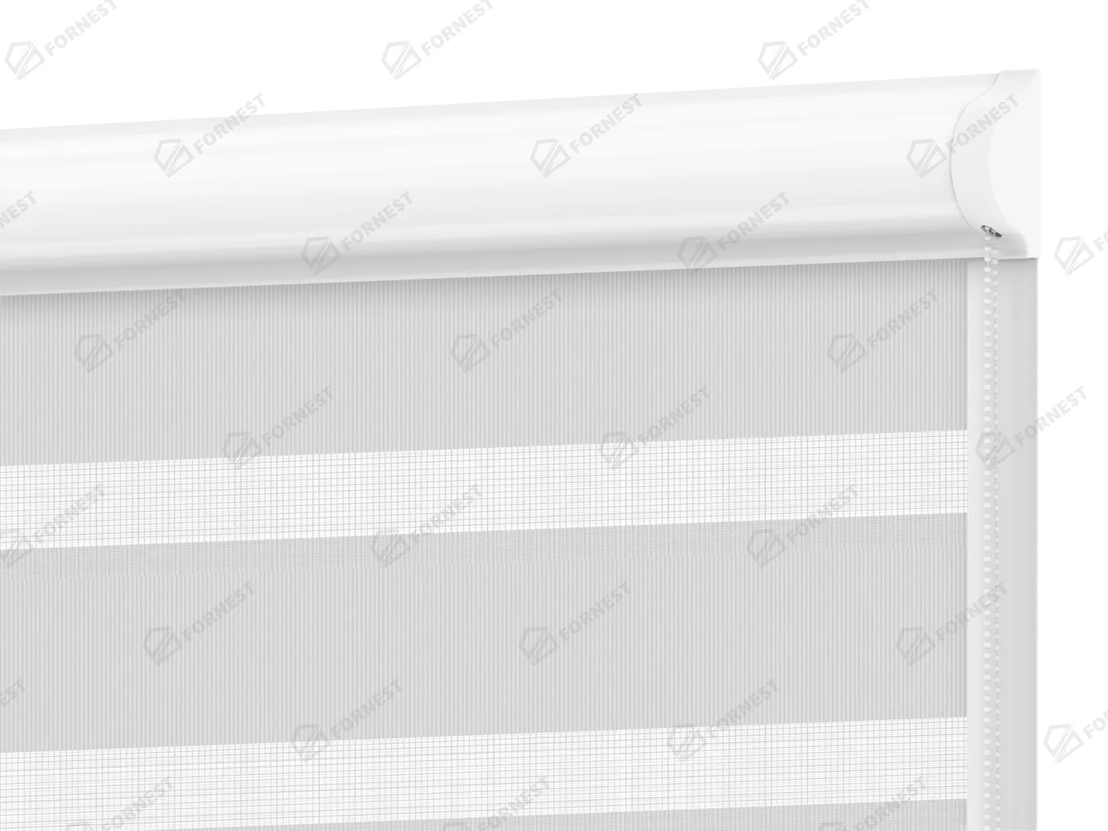 Roleta SWING - deň a noc - látka Bahama 1821 - svetlo sivá