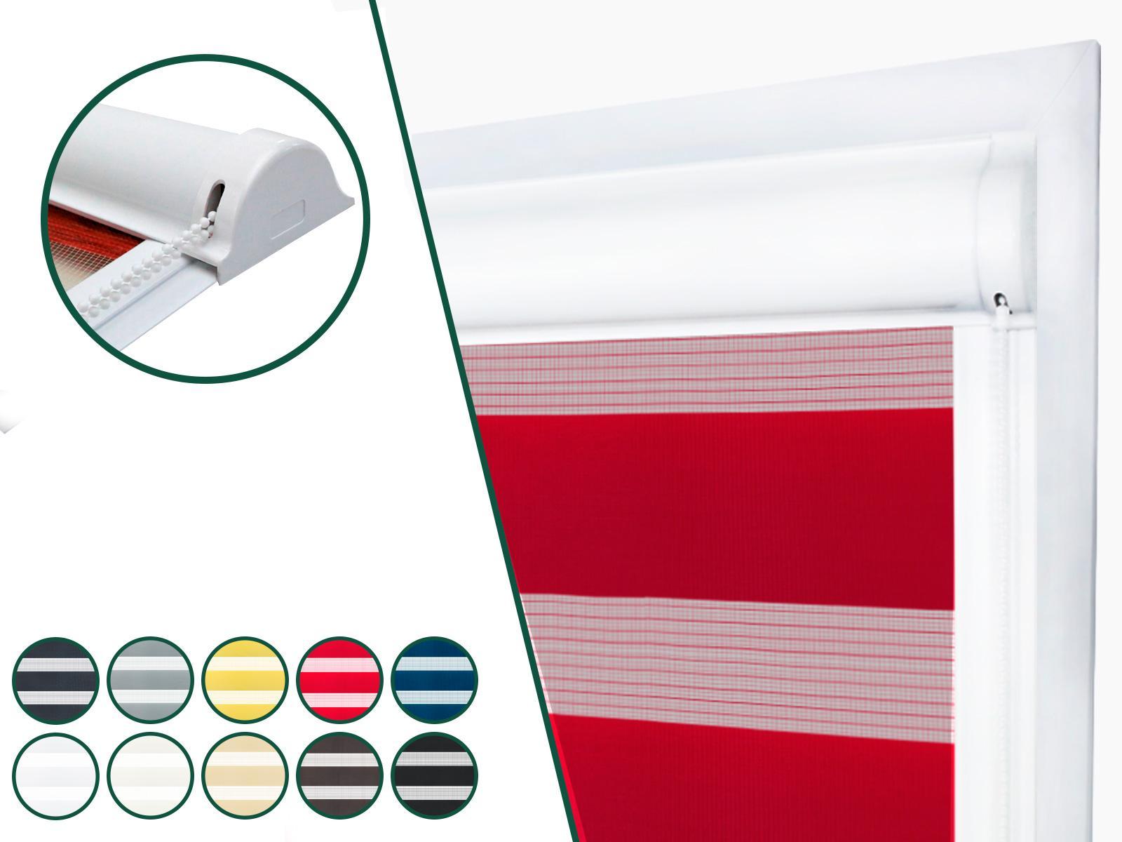 Roleta SWING - deň a noc - látka ZAKYNTHOS