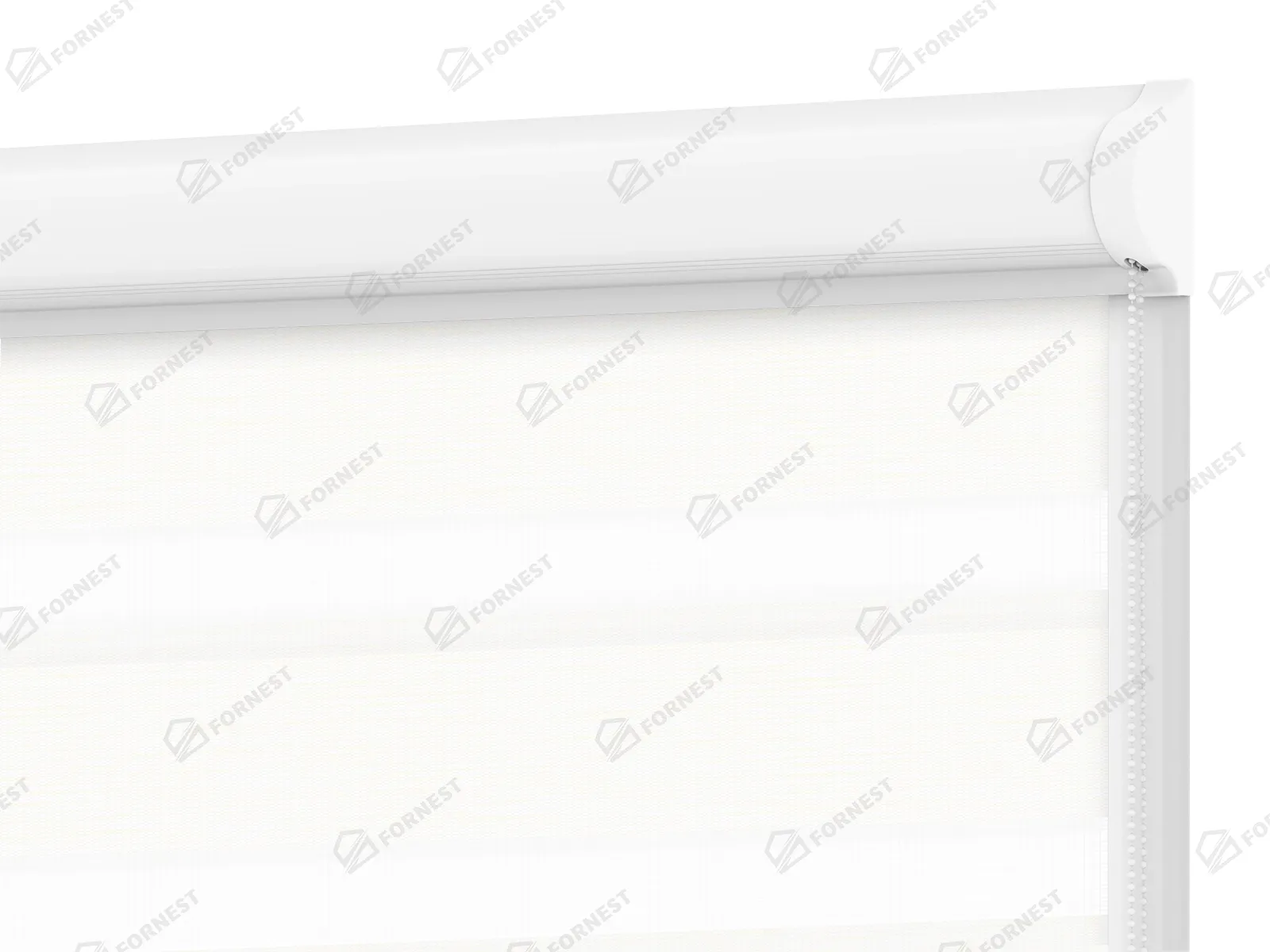 Roleta SWING LITE - deň a noc - látka Maurícius 62 - slonová kosť