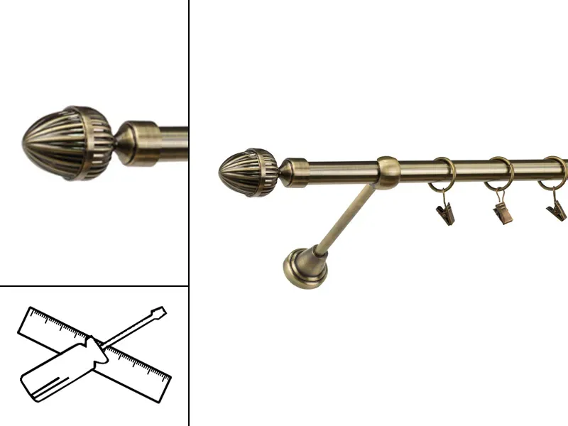 Garniža 19mm - 1rad - ODEON - antik