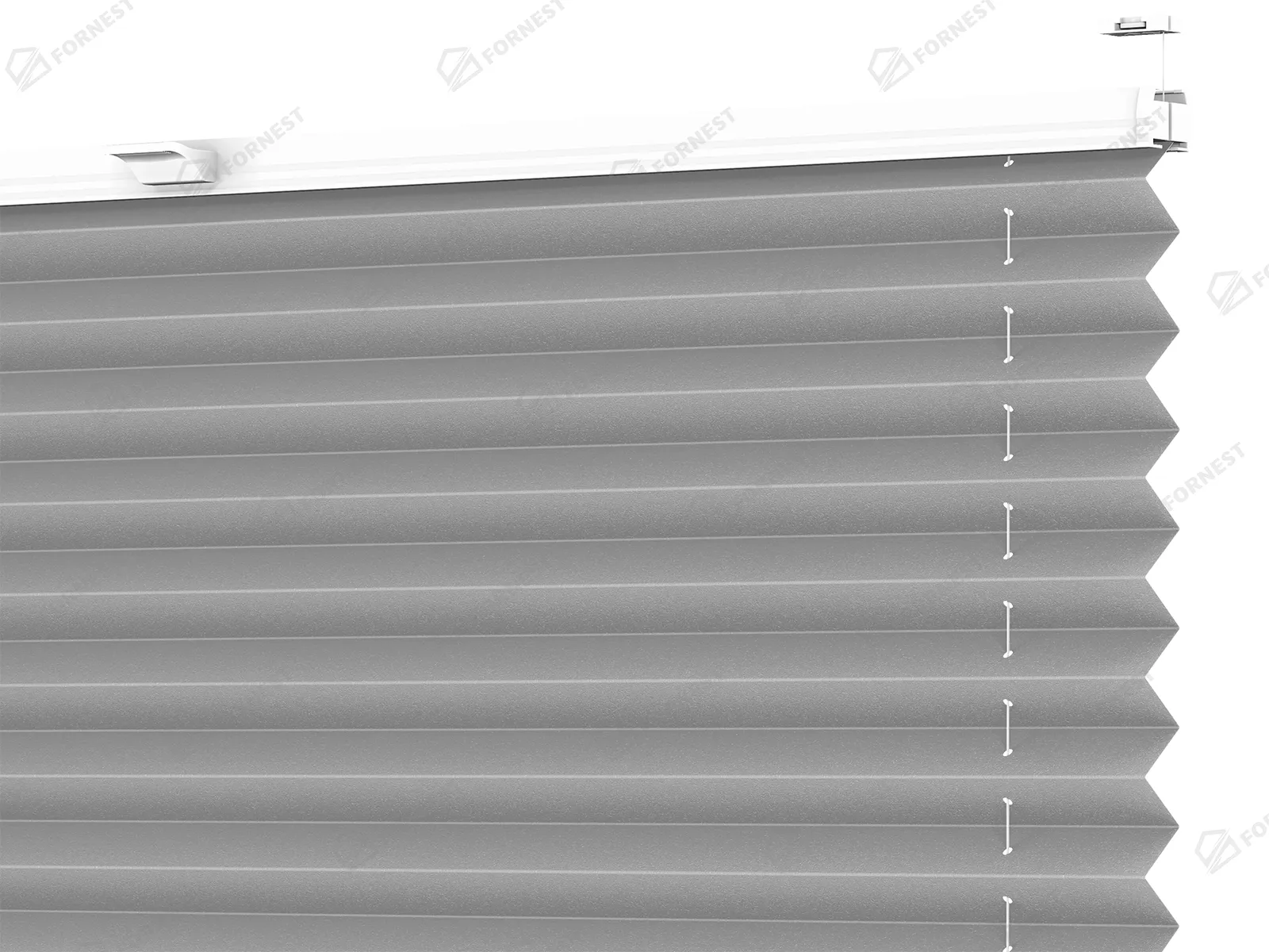 Plisé rolety LUX - látka Soft grey 11040 - PEARL