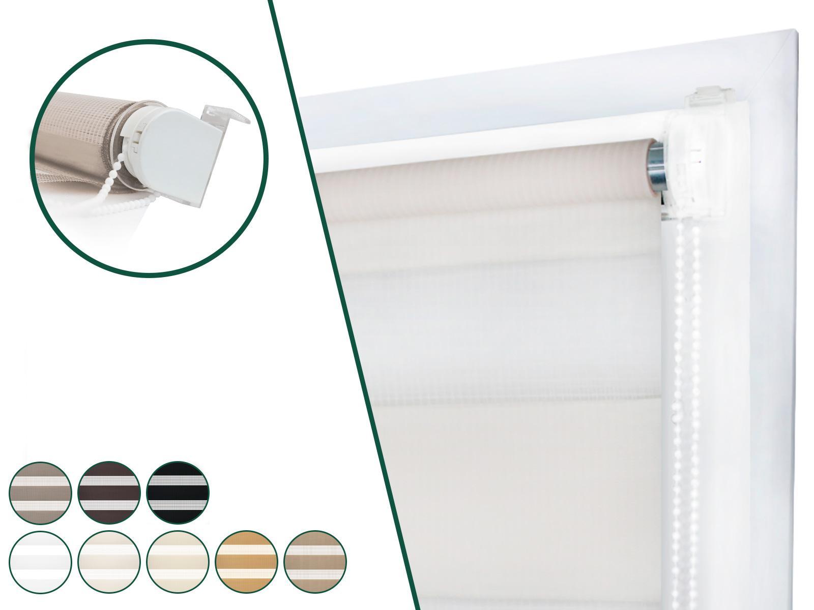 Roleta MINI - deň a noc - látka MIAMI