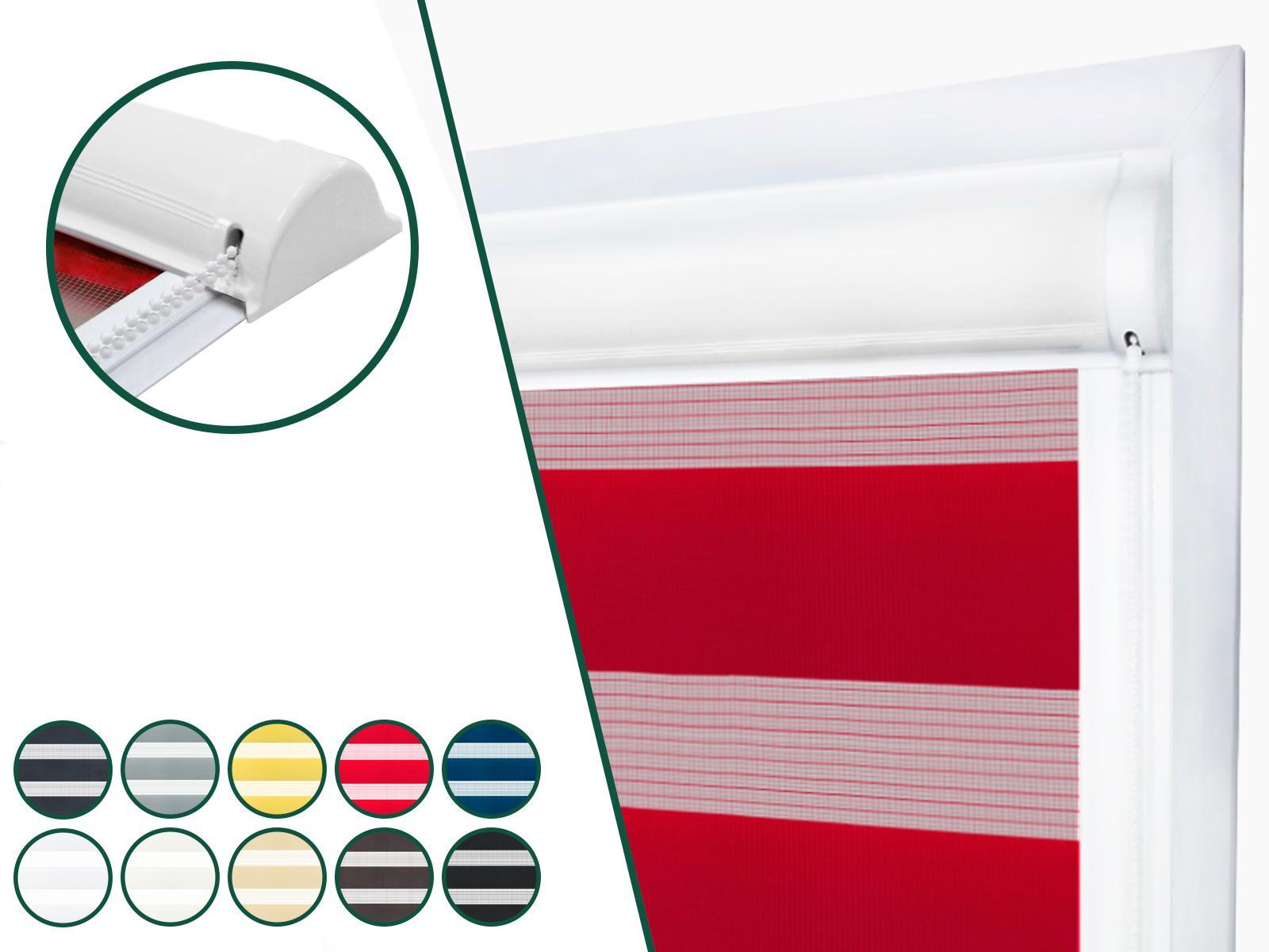 Roleta SWING LITE - deň a noc - látka ZAKYNTHOS