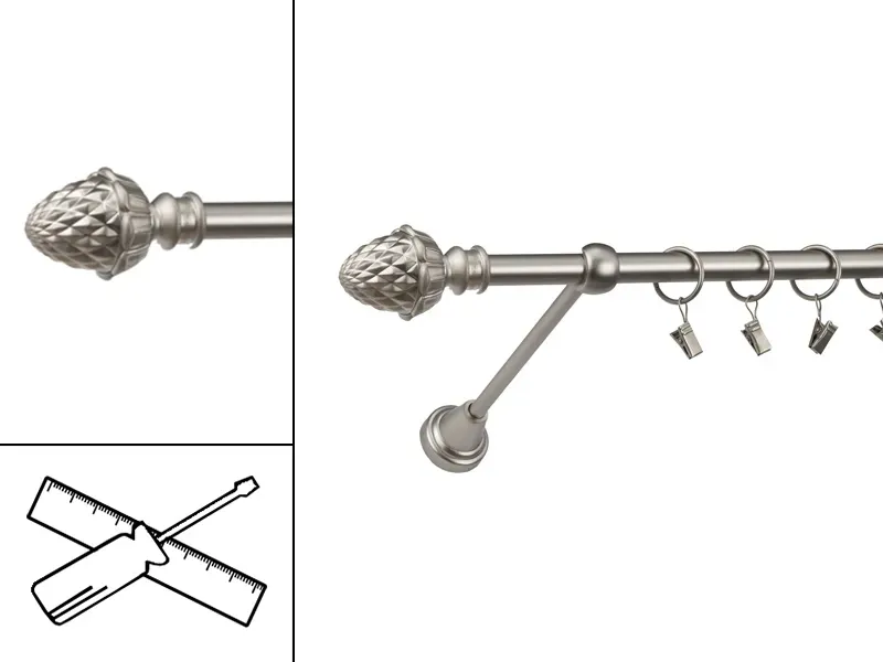 Garniža 16mm - 1rad - ŽALUĎ - satin
