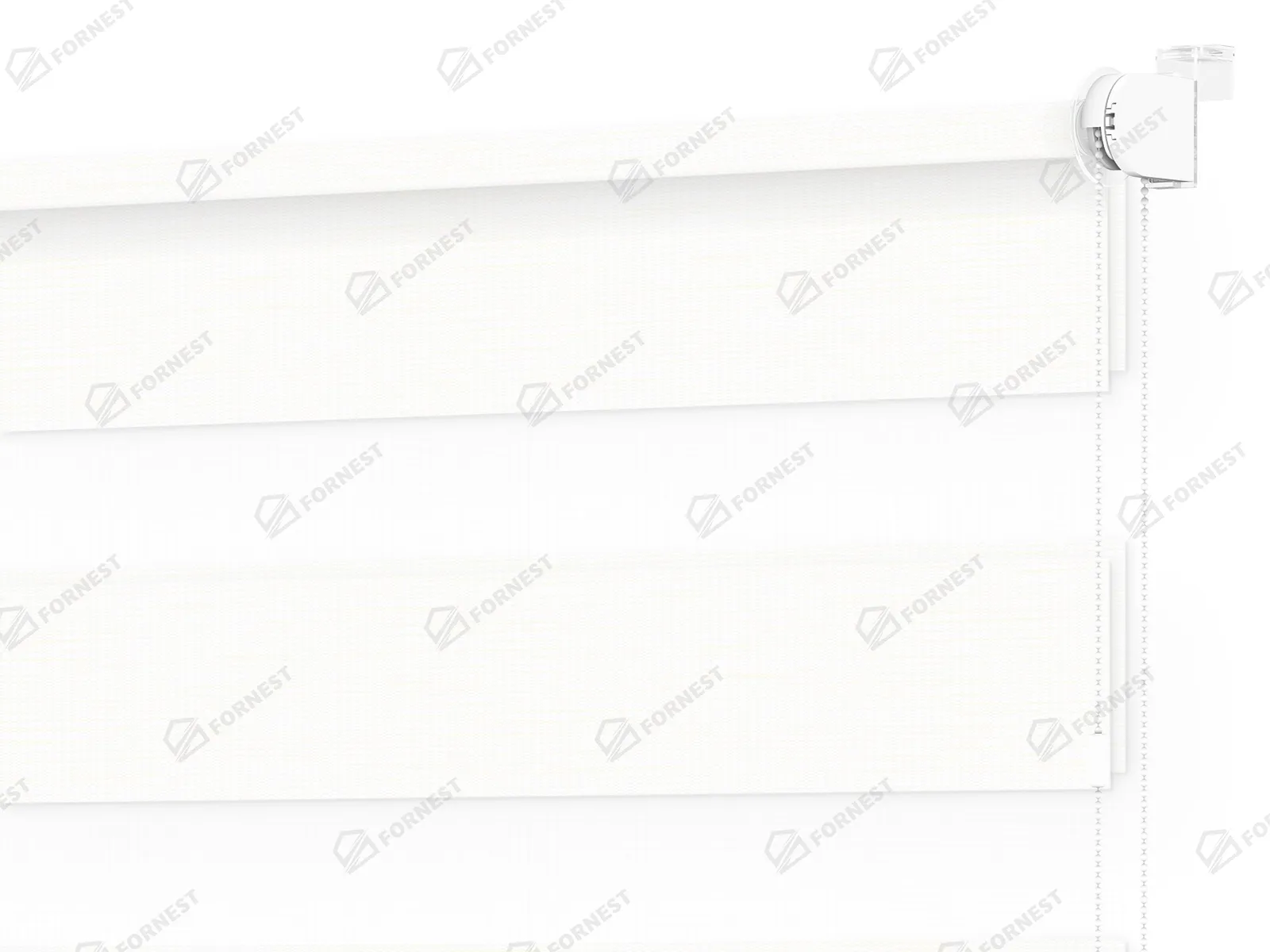 Roleta MINI - deň a noc - látka Maurícius 62 - slonová kosť