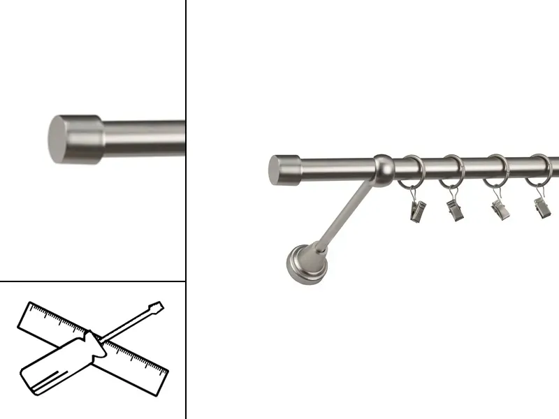 Garniža 19mm - 1rad - PULLO - satin