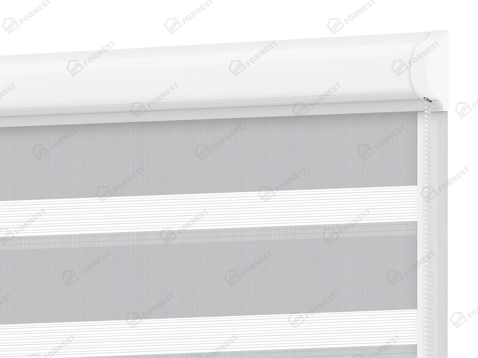 Roleta SWING LITE - deň a noc - látka Zakynthos 12 - sivá