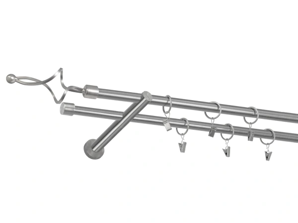 Garniža 16x16mm - 2rady - FALIST - satin