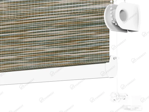 Roleta MINI - deň a noc - látka Maurícius 64 - canvas dekor 4