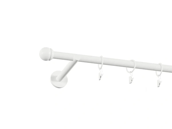 Garniža 19mm obyčajná tyč - 1rad - TODI MAX - biela