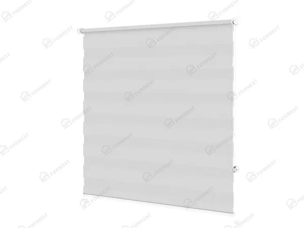 Roleta MINI - deň a noc - látka Bahama 1821 - svetlo sivá 2