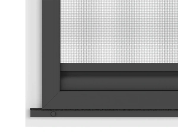 Siete proti hmyzu na DVERE - posuvné - ANTRACIT - RAL 7016 - s priečkou 8