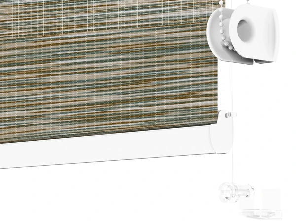 Roleta MINI - deň a noc - látka Maurícius 64 - canvas dekor 4