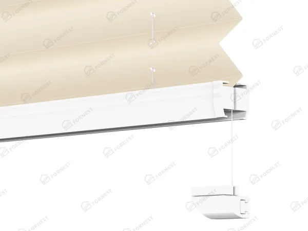 Plisé rolety LUX - látka Almond 11192 - BLACKOUT (zatemňujúca) 8