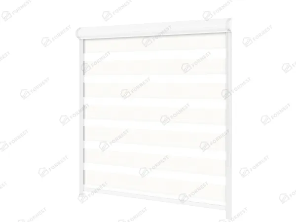 Roleta SWING - deň a noc - látka Maurícius 62 - slonová kosť 1