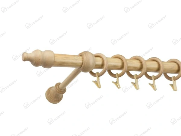 Garniža drevená 28mm jednoradová - BOROVICA