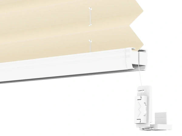 Plisé rolety LUX - látka Almond 11192 - BLACKOUT (zatemňujúca) 4