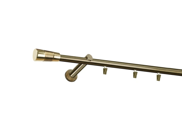 Garniža 19mm - drážková tyč - 1rad - VOLEO - antik