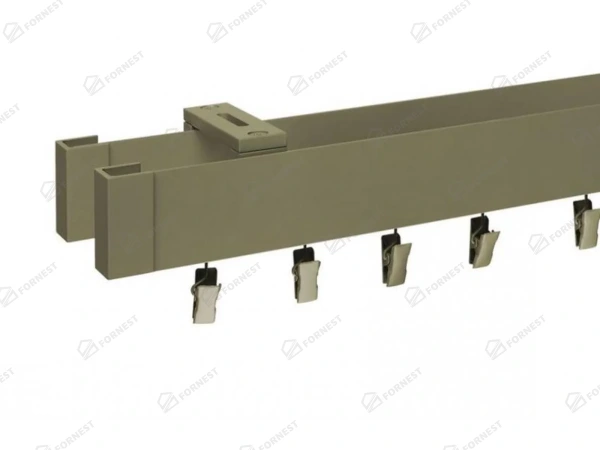 Garniža MODERN 2-drážková - do stropu - odtieň PATINA