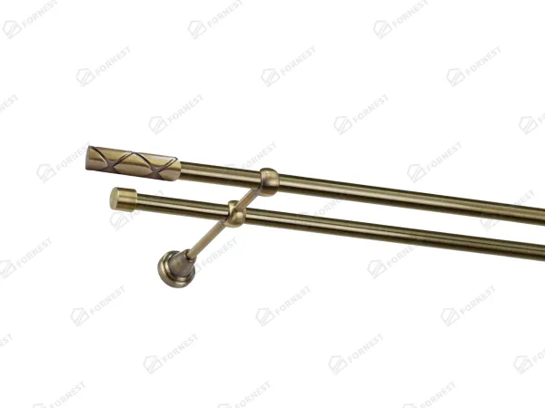 Garniža 16x16mm - 2rady - COKOL - antik 1