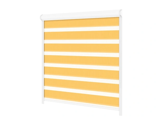 Roleta SWING PREMIUM - deň a noc - látka Bahama 1803 - svetlo oranžová 1