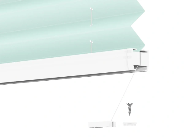 Plisé rolety LUX - látka Cool mint 11240 - BLACKOUT (zatemňujúca) 7