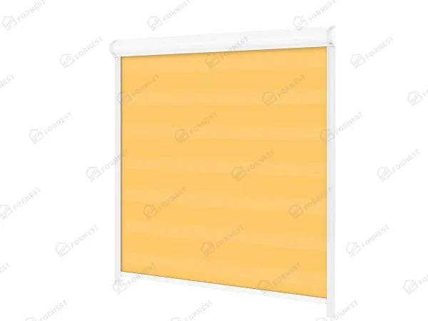 Roleta SWING - deň a noc - látka Bahama 1803 - svetlo oranžová 2