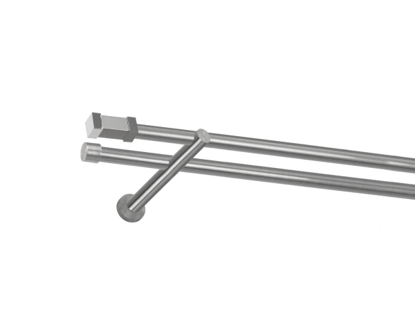 Garniža 19x19mm - 2rady - QUADRO - satin 1