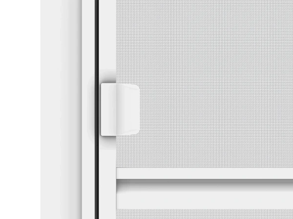 Siete proti hmyzu na DVERE - pántové v ráme SMART - BIELA - RAL 9016 - s priečkou 5