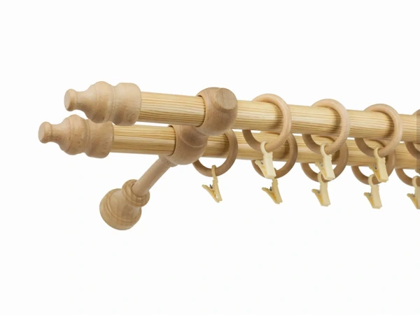 Garniža drevená 28x28mm dvojradová - BOROVICA