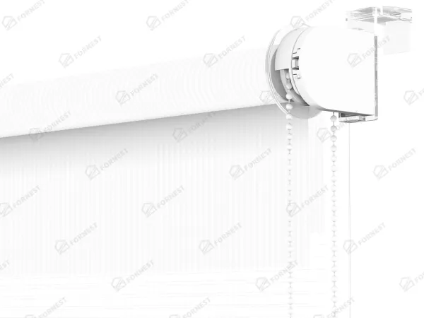 Roleta MINI - deň a noc - látka Miami 1301 - biela 3