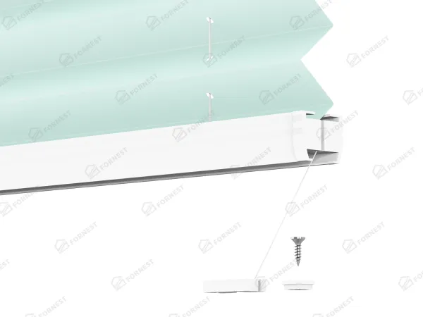 Plisé rolety LUX - látka Cool mint 11240 - BLACKOUT (zatemňujúca) 7