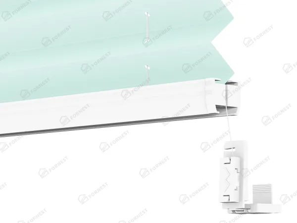 Plisé rolety LUX - látka Cool mint 11240 - BLACKOUT (zatemňujúca) 4