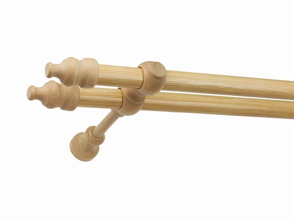 Garniža drevená 28x28mm dvojradová - BOROVICA 1