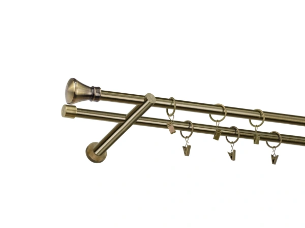 Garniža 16x16mm - 2rady - KOLOSEO - antik