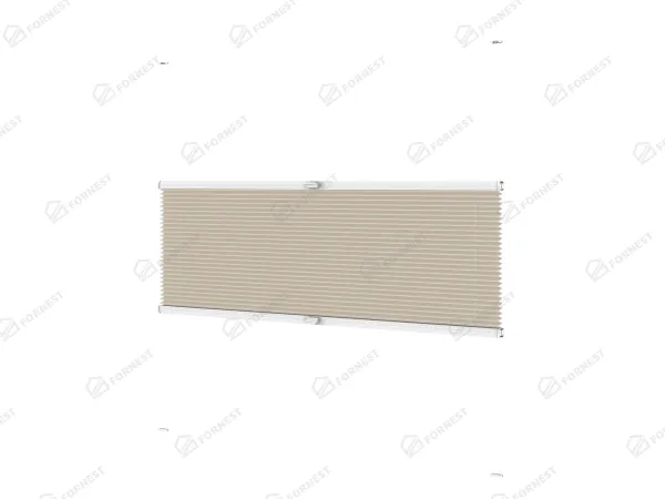 Plisé rolety LUX - látka Crafted linen 11064 - PEARL 3