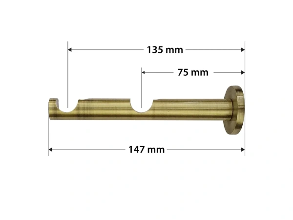 Garniža 16x16mm - 2rady - COKOL - antik 3