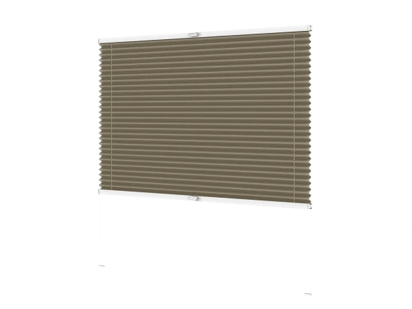 Plisé rolety LUX - látka Black coffee 11065 - PEARL 2