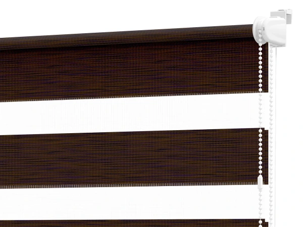 MINI+ roló - Mauritius sávroló szövet - 66 sötétbarna (wenge)